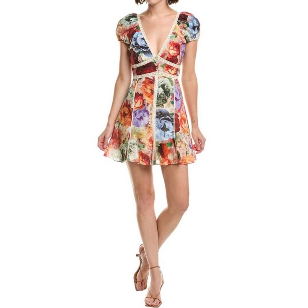 NWT alice + olivia dress in Storm Floral - Picture 2 of 9